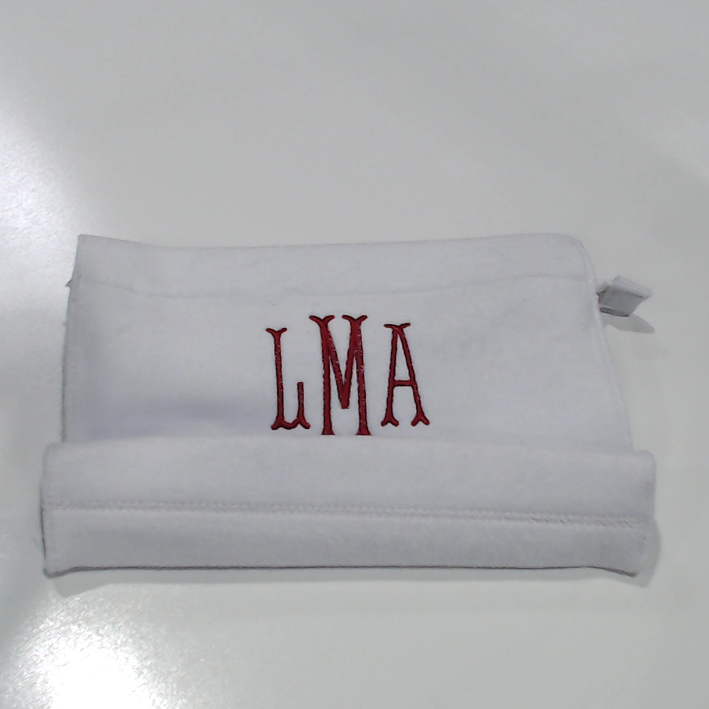 BLOOPER BAG: Monogrammed Terry Toiletry Bag