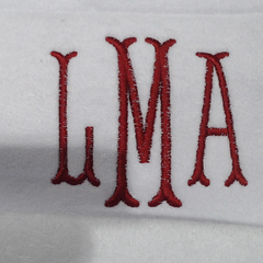 BLOOPER BAG: Monogrammed Terry Toiletry Bag