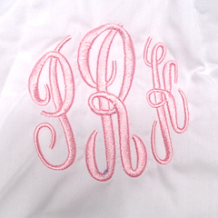 BLOOPER KIDS: Monogrammed White Eyelet Baby Bloomers