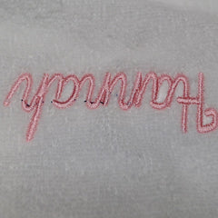 BLOOPER KIDS: Monogrammed Outline Baby Bib