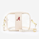 Alabama Crimson Tide Clear Stadium Crossbody Bag | Bone