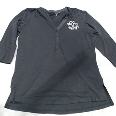 BLOOPER CLOTHING: Monogrammed Henley