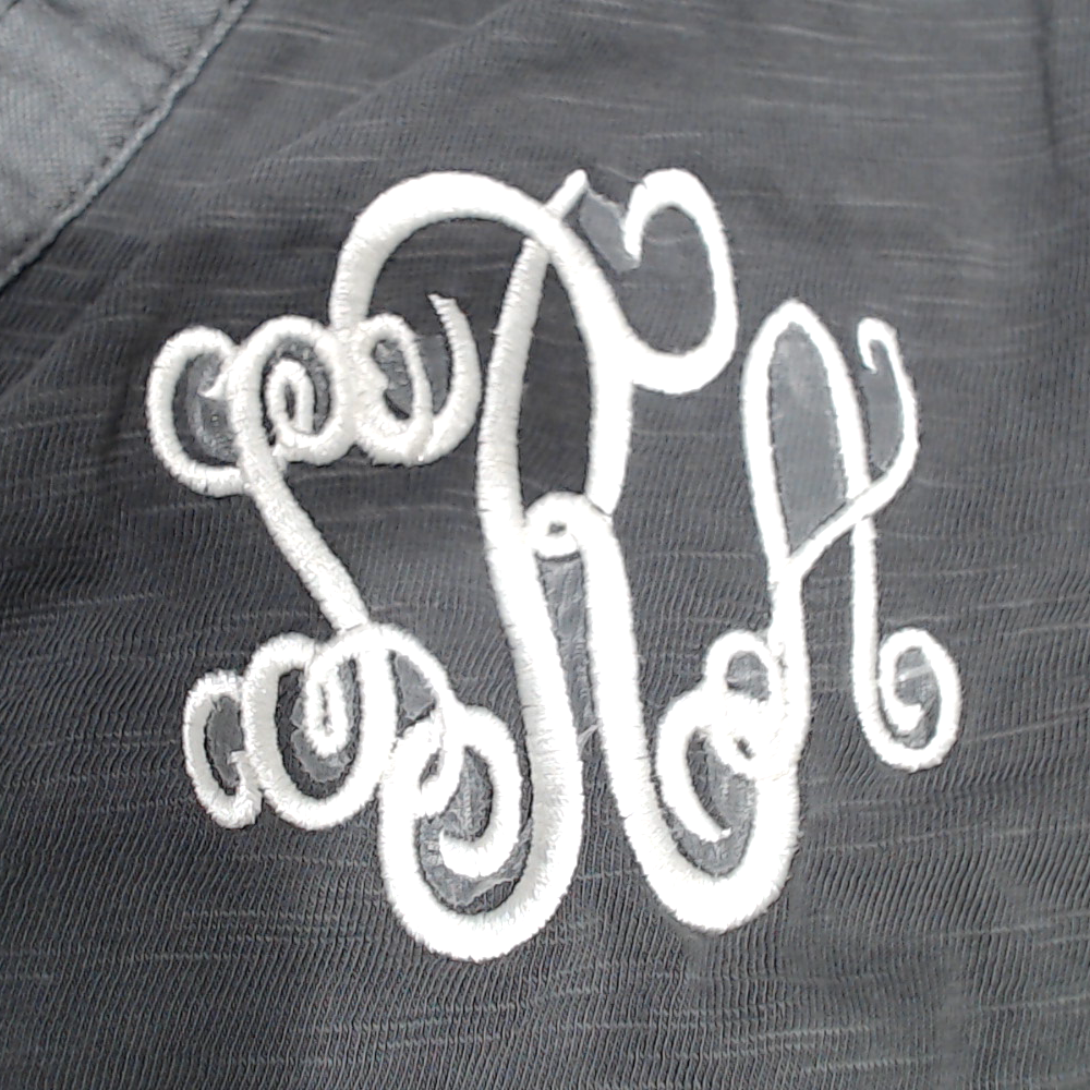 BLOOPER CLOTHING: Monogrammed Henley