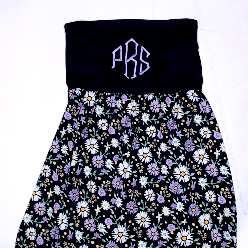 BLOOPER SWIM: Monogrammed Beach Cover Up