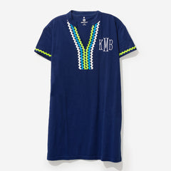 monogrammed ric rac cover up