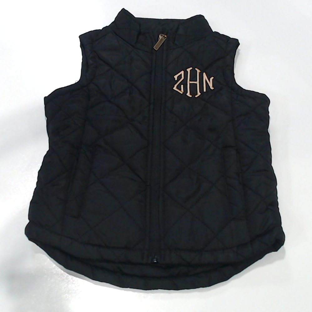 BLOOPER KIDS: Monogrammed Kids Puffer Vest