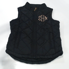 BLOOPER KIDS: Monogrammed Kids Puffer Vest