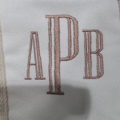BLOOPER ACCESSORY: Monogrammed Market Basket