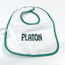 BLOOPER KIDS: Monogrammed Outline Baby Bib