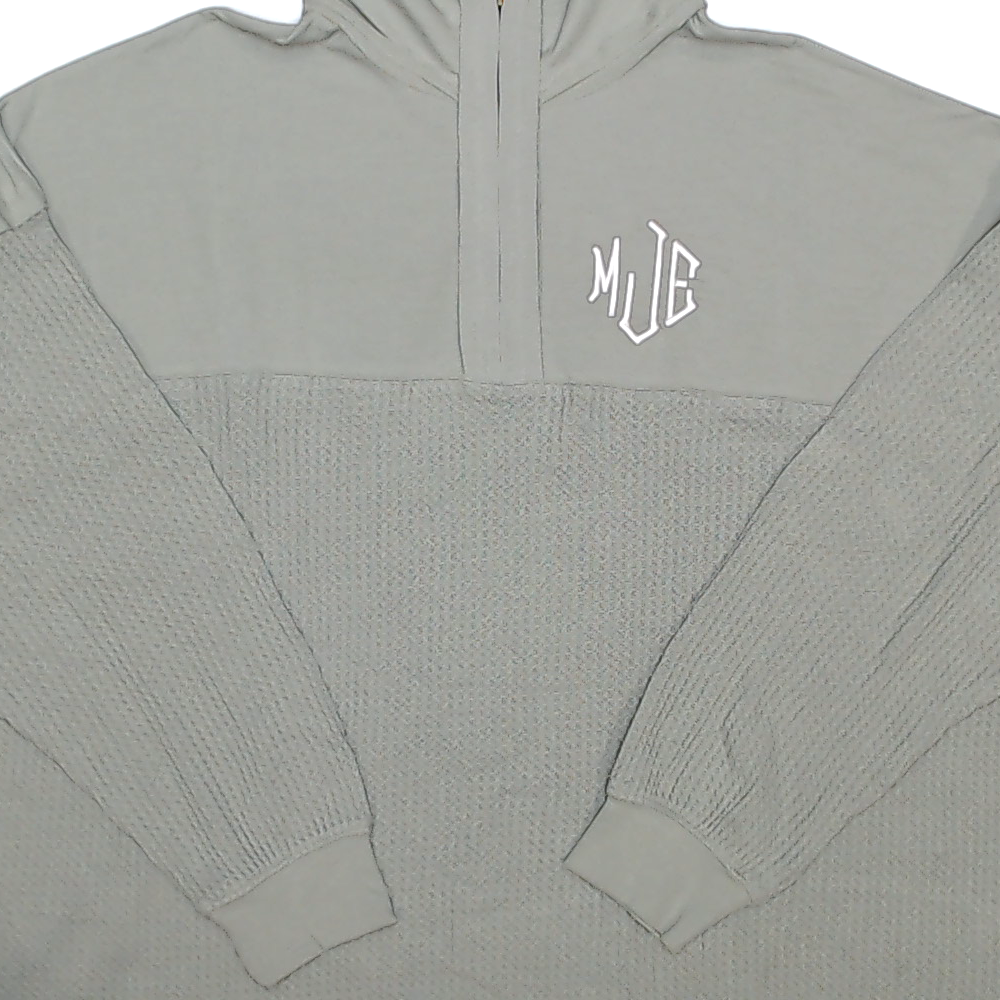 BLOOPER CLOTHING: Monogrammed Waffle Knit Pullover