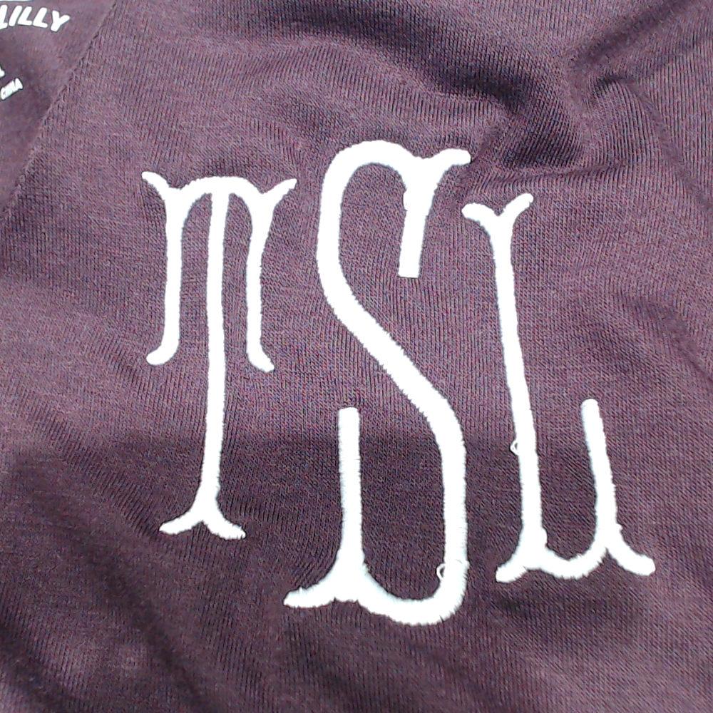 BLOOPER CLOTHING: Monogrammed Peplum Top