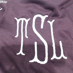 BLOOPER CLOTHING: Monogrammed Peplum Top