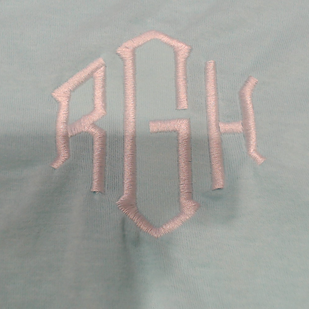 BLOOPER SWIM: Monogrammed Accent Cover Up