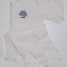 BLOOPER SWIM: Monogrammed Ruffle Cover Up