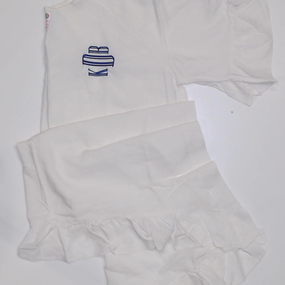 BLOOPER SWIM: Monogrammed Ruffle Cover Up