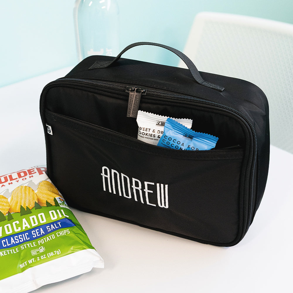 Black 2026 lunch box on counter
