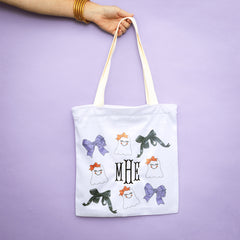 ghost halloween bag in hand