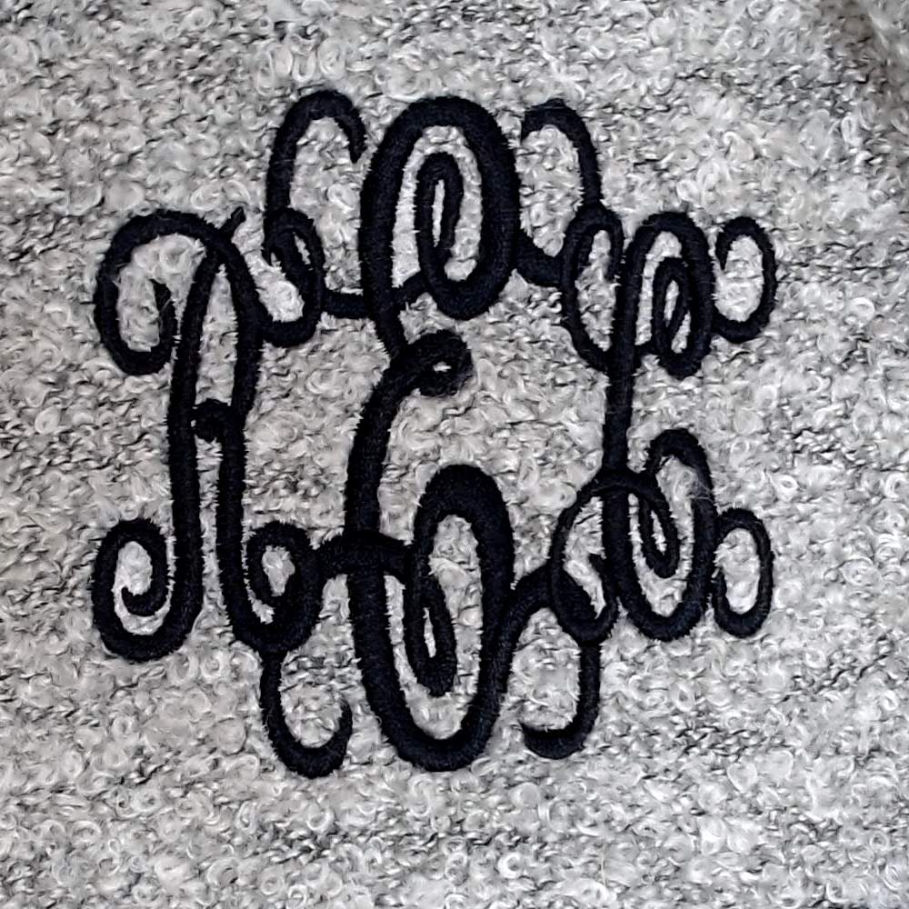 BLOOPER CLOTHING: Monogrammed Cardigan