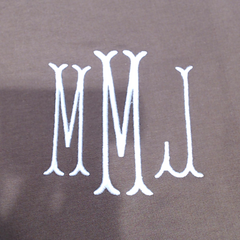 BLOOPER CLOTHING: Monogrammed Collared Half Zip Pullover