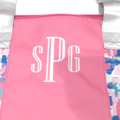 BLOOPER BAG: Monogrammed Weekend Bag
