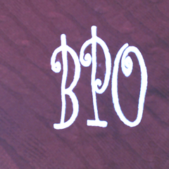 BLOOPER CLOTHING: Monogrammed Poncho