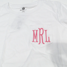 BLOOPER CLOTHING: Monogrammed Short Sleeve Shirt