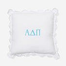 Alpha Delta Pi Pillow Sham | White
