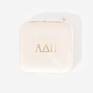 Alpha Delta Pi Velvet Travel Jewelry Case | Ivory