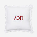 Alpha Omicron Pi Pillow Sham | Monogrammed Sorority Pillow