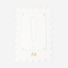 Alpha Phi Scalloped Picture Frame | Clear