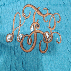 BLOOPER CLOTHING: Monogrammed Cable Knit Pullover