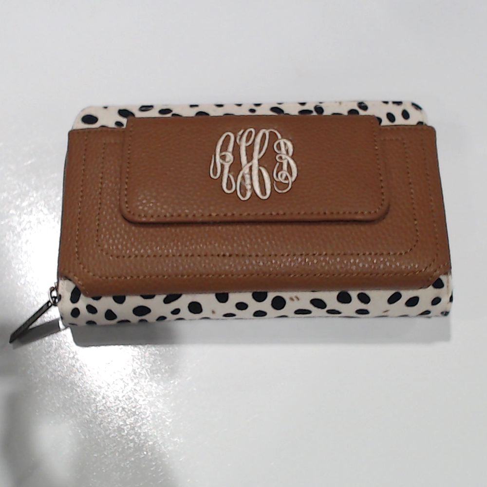 BLOOPER ACCESSORY: Monogrammed Phone Wallet Wristlet