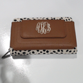 BLOOPER ACCESSORY: Monogrammed Phone Wallet Wristlet