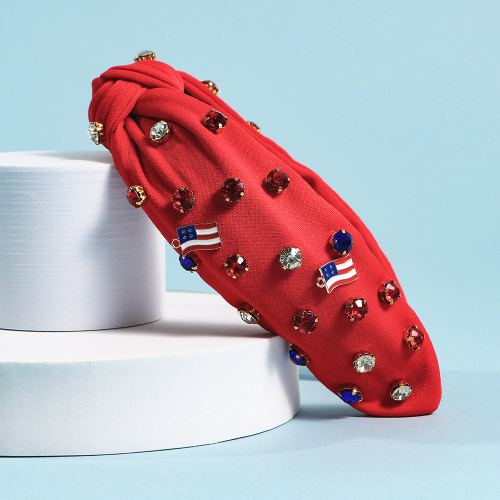Americana Headband | Red