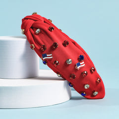Americana Headband | Red