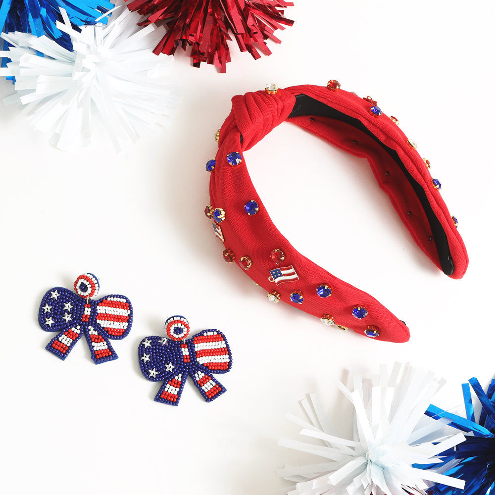 Americana Headband | Red