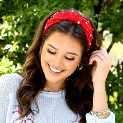 Americana Headband | Red