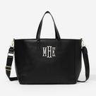 Monogrammed Carry On Travel Tote | Black