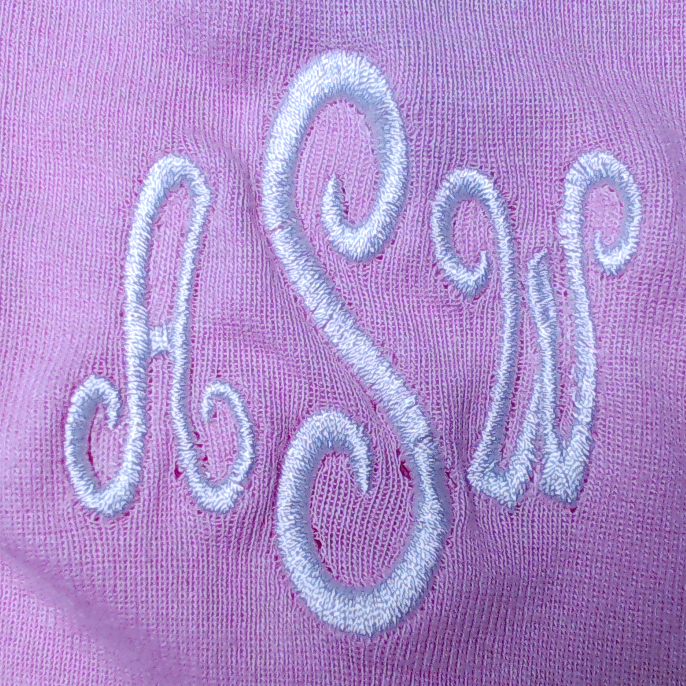 BLOOPER KIDS: Monogrammed Baby Layette Gown