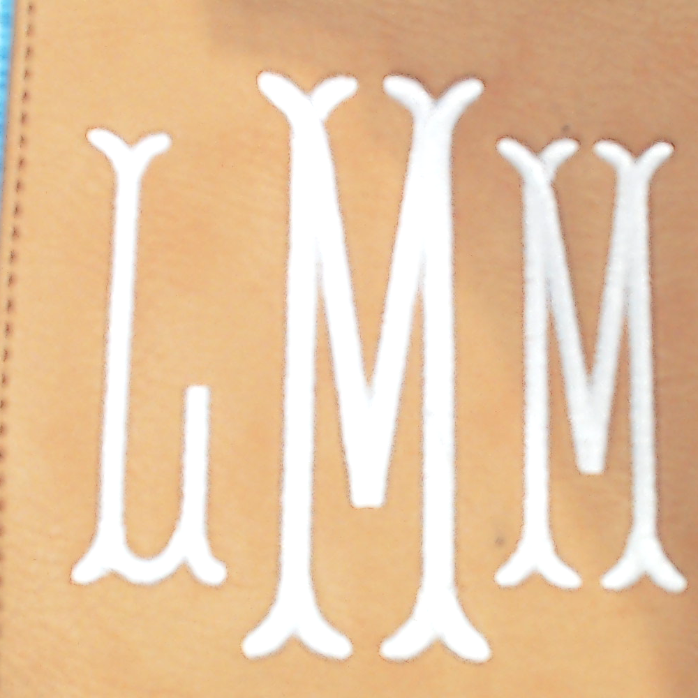 BLOOPER BAG: Monogrammed Seersucker Weekender