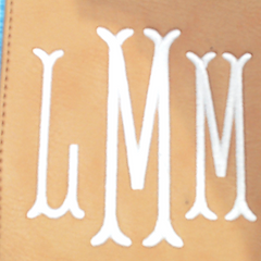 BLOOPER BAG: Monogrammed Seersucker Weekender