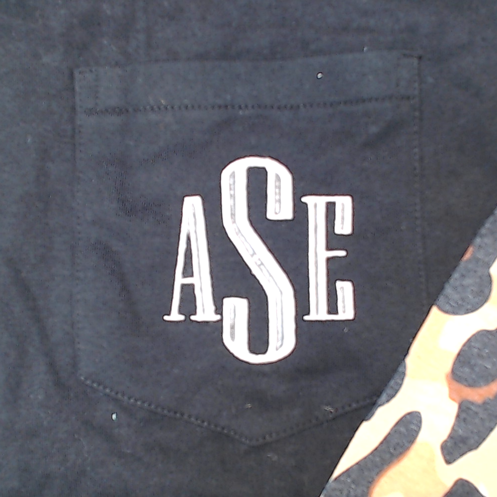BLOOPER CLOTHING: Monogrammed Long Sleeve Shirt
