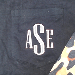 BLOOPER CLOTHING: Monogrammed Long Sleeve Shirt