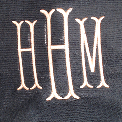 BLOOPER SWIM: Monogrammed Beach Towel