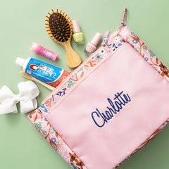autumn whimsy kids essentials pouch flatlay