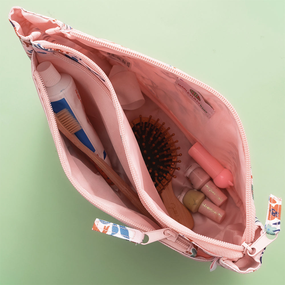 autumn whimsy kids essentials pouch inside shot