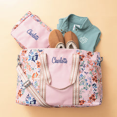 autumn whimsy kids essentials pouch with weekend bag