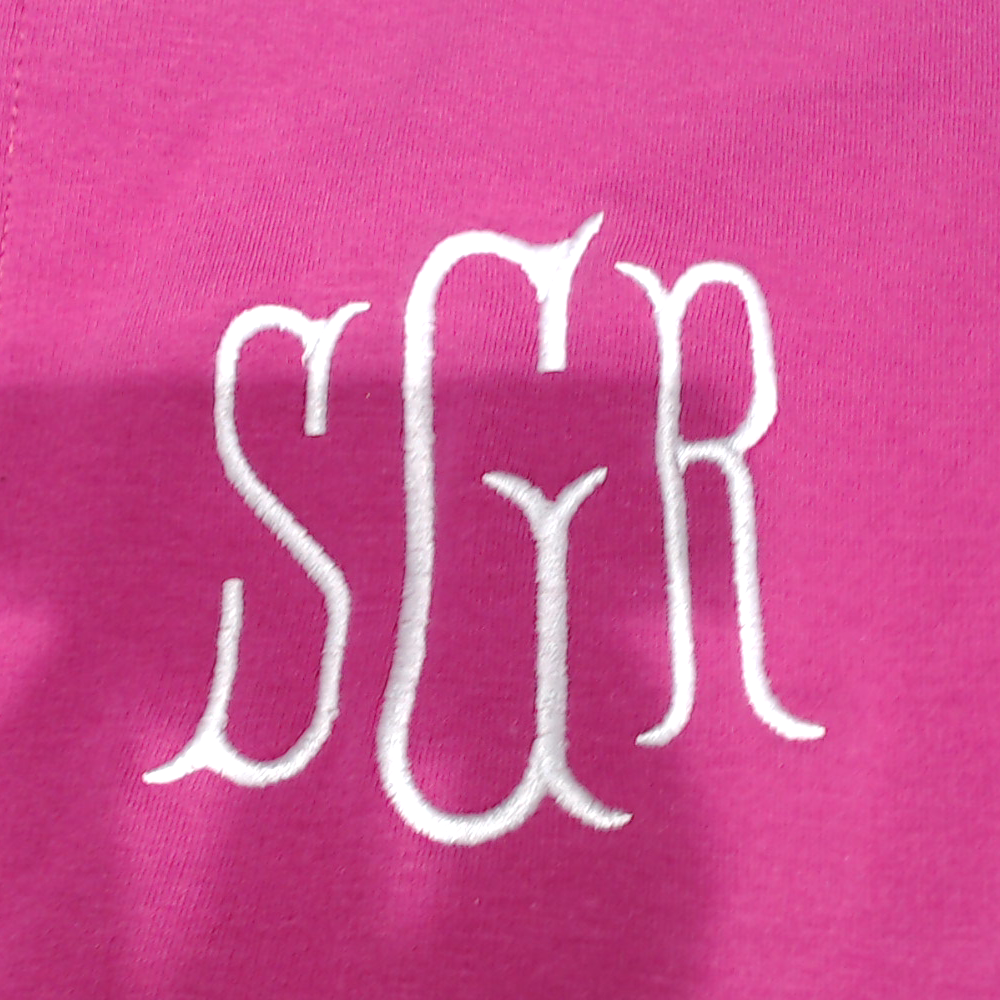 BLOOPER CLOTHING: Monogrammed Open Back Sweatshirt