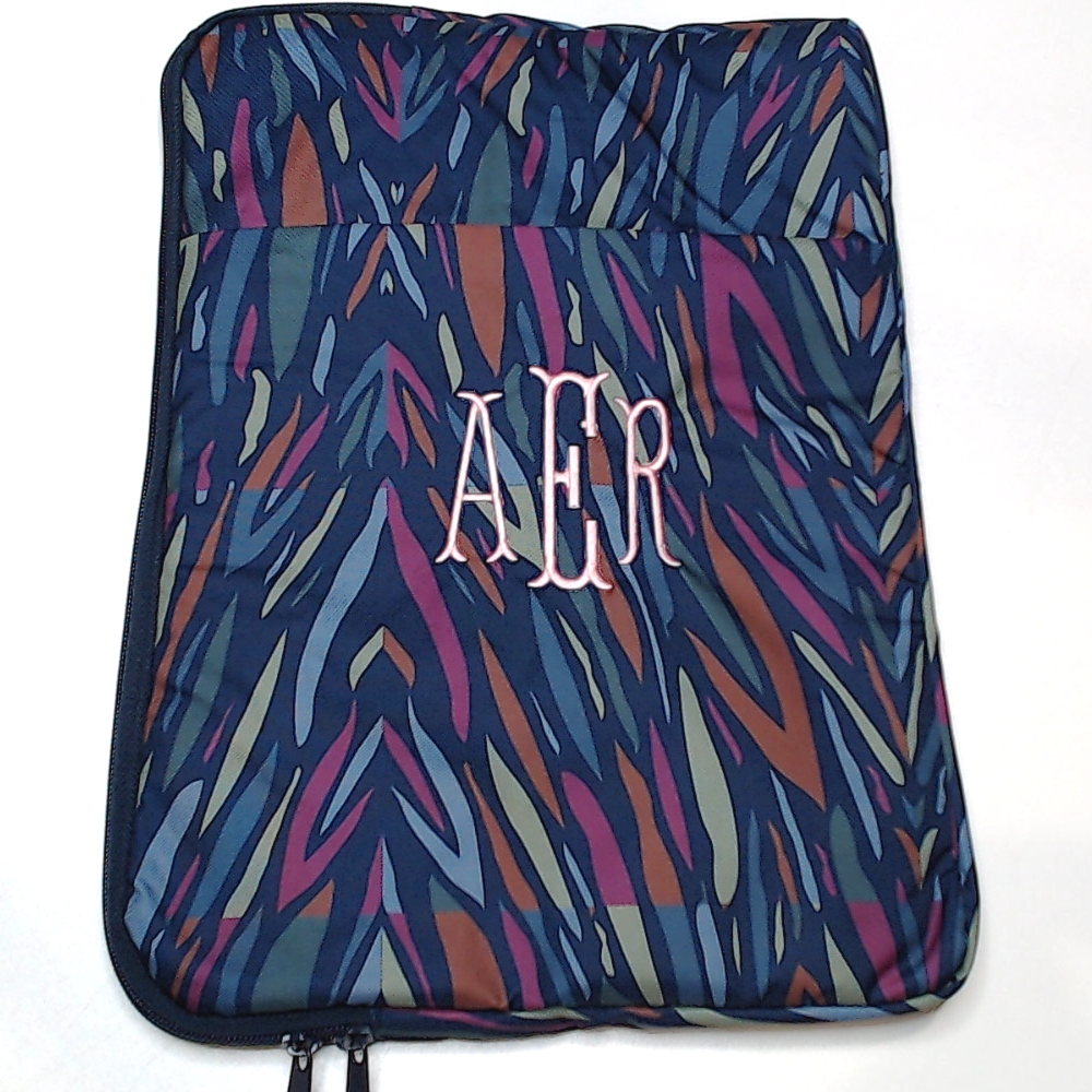 BLOOPER ACCESSORY: Monogrammed Laptop Sleeve