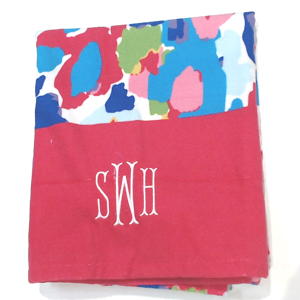 BLOOPER SWIM: Monogrammed Beach Towel